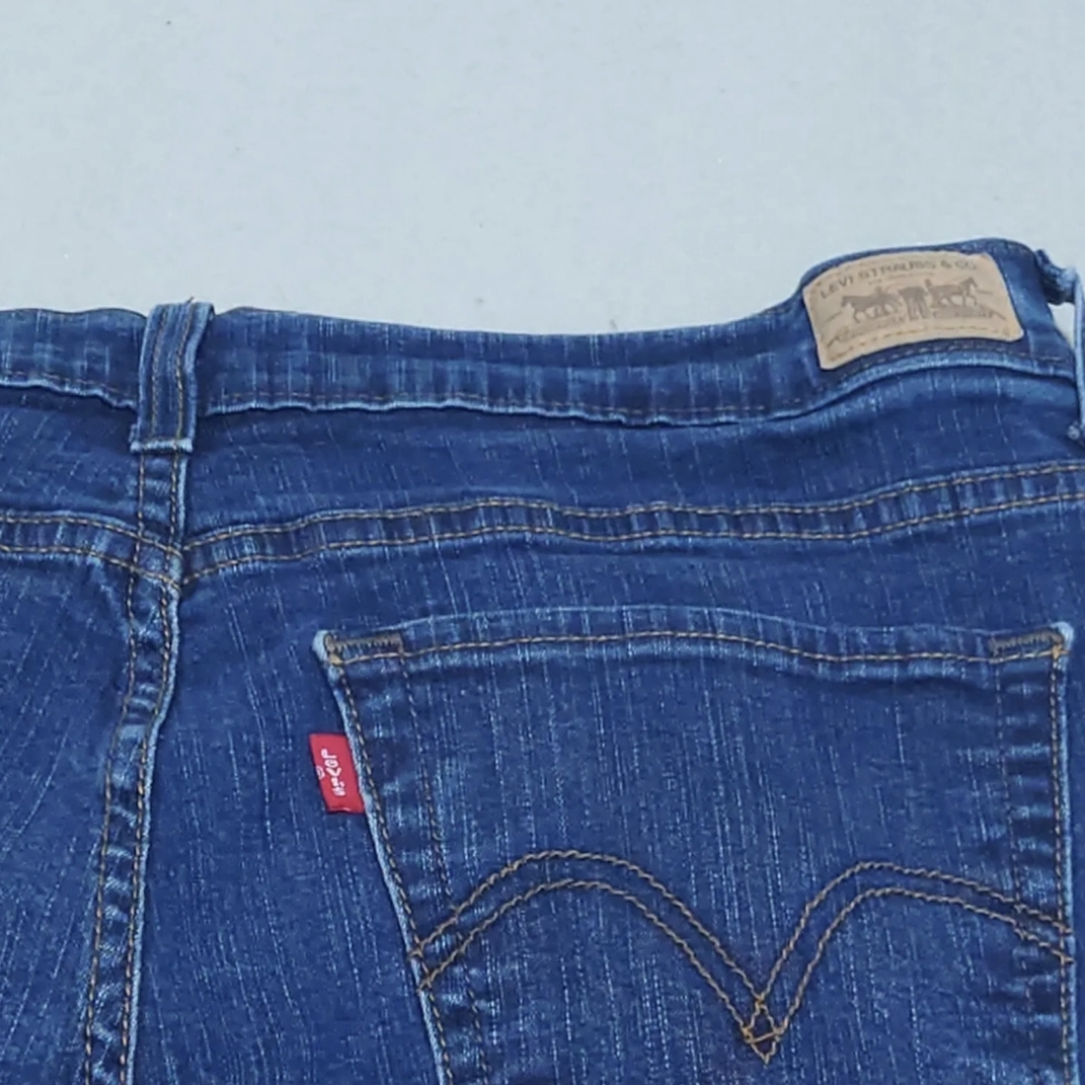 Levi's 512 Slim Womens Blue Jeans Size 14 Perfectly Slimming Cotton W32 L30 - Picture 4 of 6